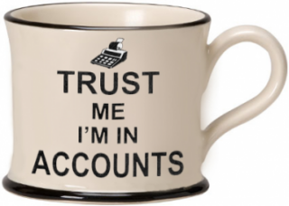Moorland Mug Trust me I'm in Accounts