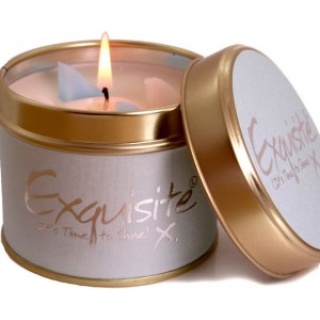 Lily Flame Candles Tin - Exquisite