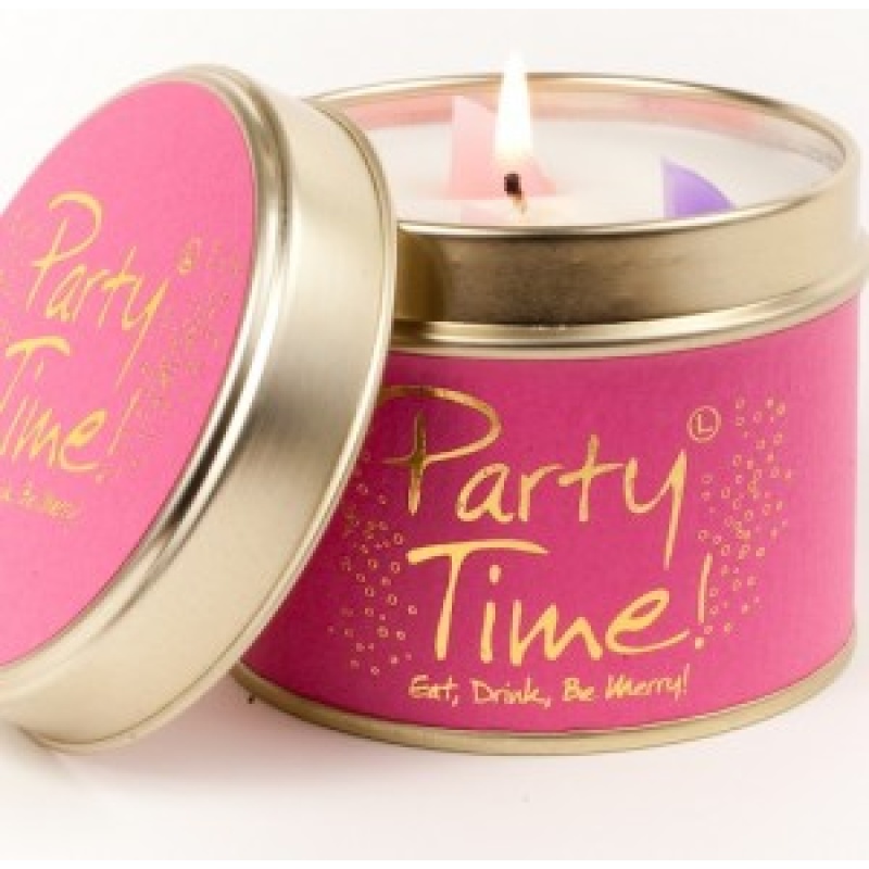 Lily Flame Candles Tin - Party Time