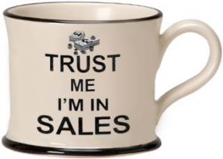 Moorland Mug Trust me I'm in Sales