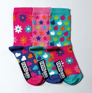 UNITED ODDSOCKS - GIRLS APPLES