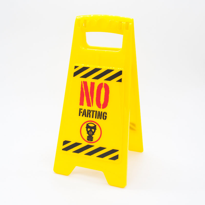 No Farting desk sign