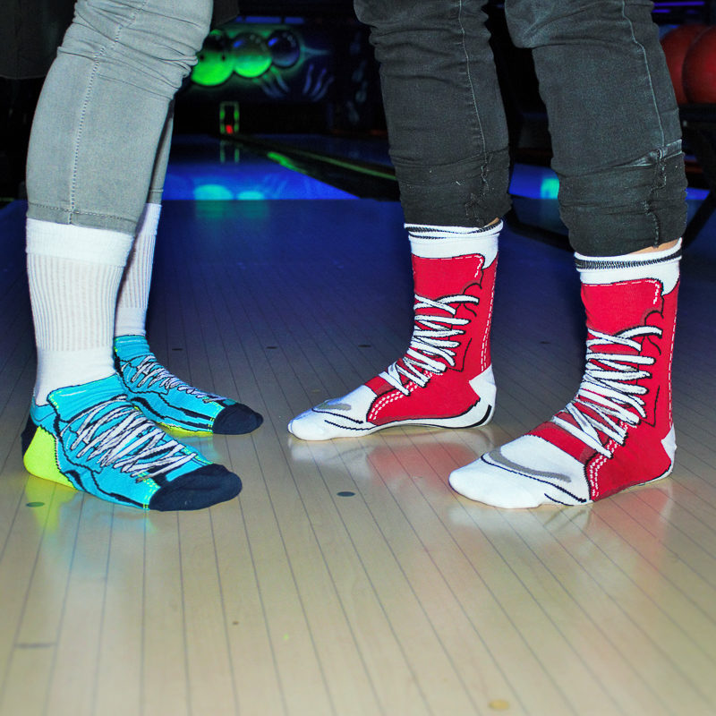 Mens Sneakers - Oddly Different Socks