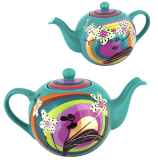 Pylones Orchid design Tea Pot