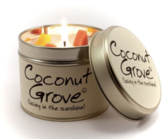 Coconut Grove Lily Flame Candle