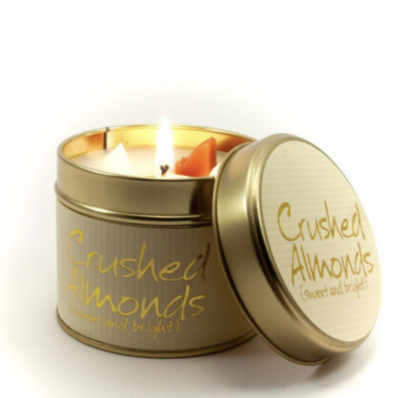 Crushed Almonds Lily Flame Candle