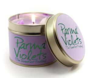 Parma Violets Lily Flame Candle