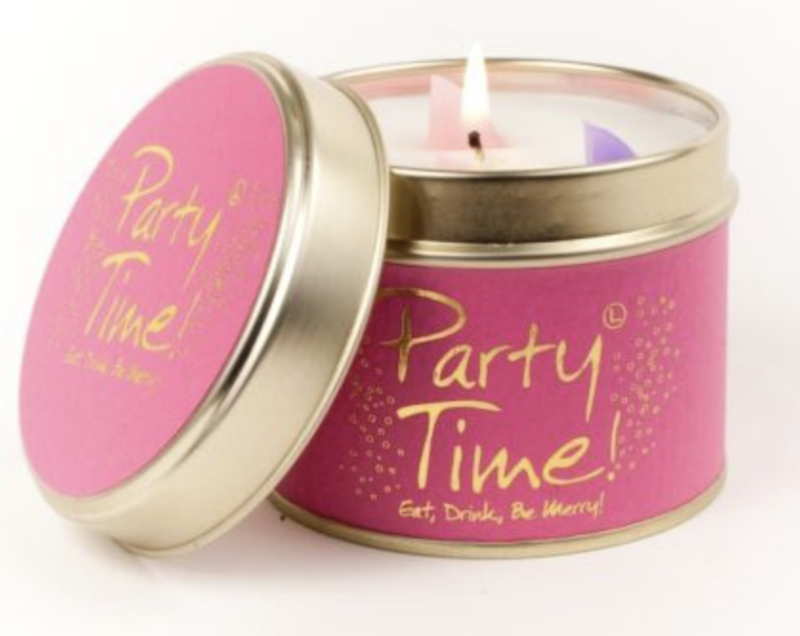 Party Time Lily Flame Candle