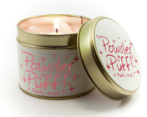 Powder Puff Lily Flame Candle