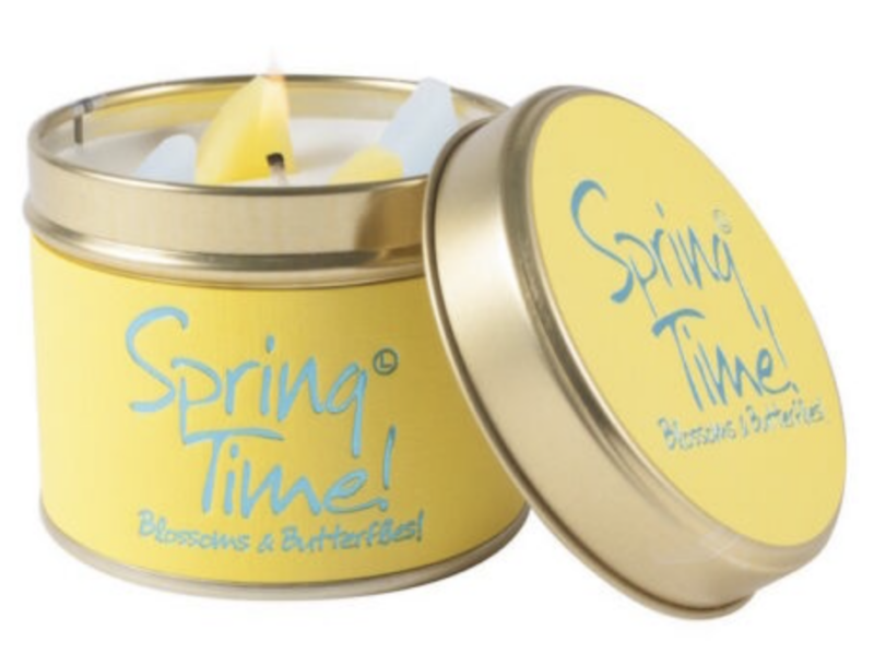 Spingtime Lily Flame Candle
