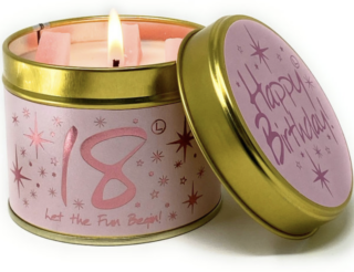 Image of Lily Flame 18th Birthday candle