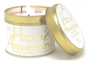 Image of Lily Flame's Happy Anniversary candle