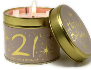 Image of Lily Flame 21st Birthday candle