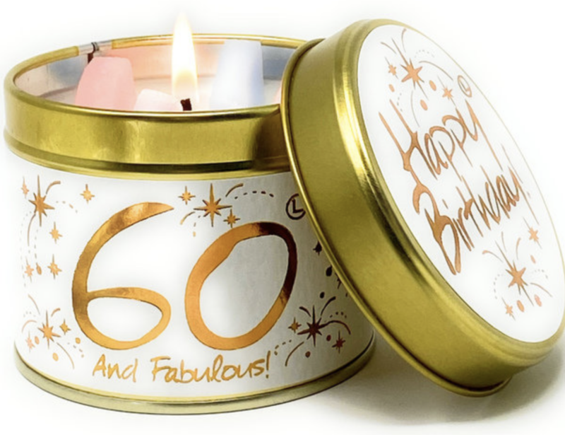 Image of Lily Flame 60th Birthday Candle