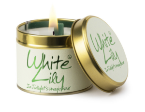 Picture of White Lily Lily Flame Candle