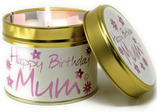 Image of Lily Flame happy birthday Mum candle